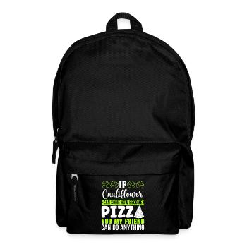 Low Carb Diet If Cauliflower Can Healthy Lifestyle - Rucksack - Schwarz - Vorne