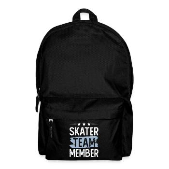 Équipe de patineurs - Sac à dos - noir - Devant