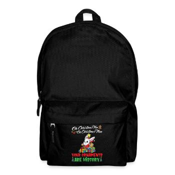 Oh Christmas Tree Your Ornaments Are History - Backpack - black - Front