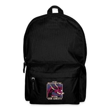 I'm not procastinating I'm doing side - Backpack - black - Front
