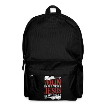 Violin Violinist Jesus Christian - Rucksack - Schwarz - Vorne