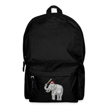Battoir de baseball Elephant - Sac à dos - noir - Devant