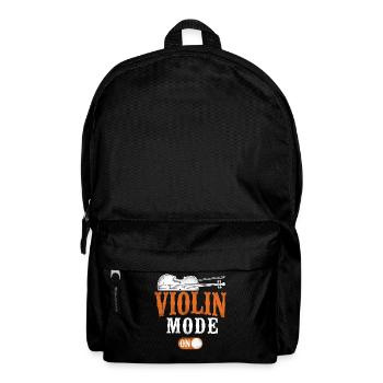 Violin Violinist Vintage Violin - Rucksack - Schwarz - Vorne