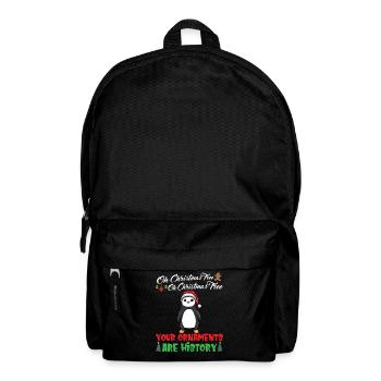 Oh Christmas Tree Your Ornaments Are History - Backpack - black - Front