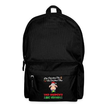 Oh Christmas Tree Your Ornaments Are History - Backpack - black - Front