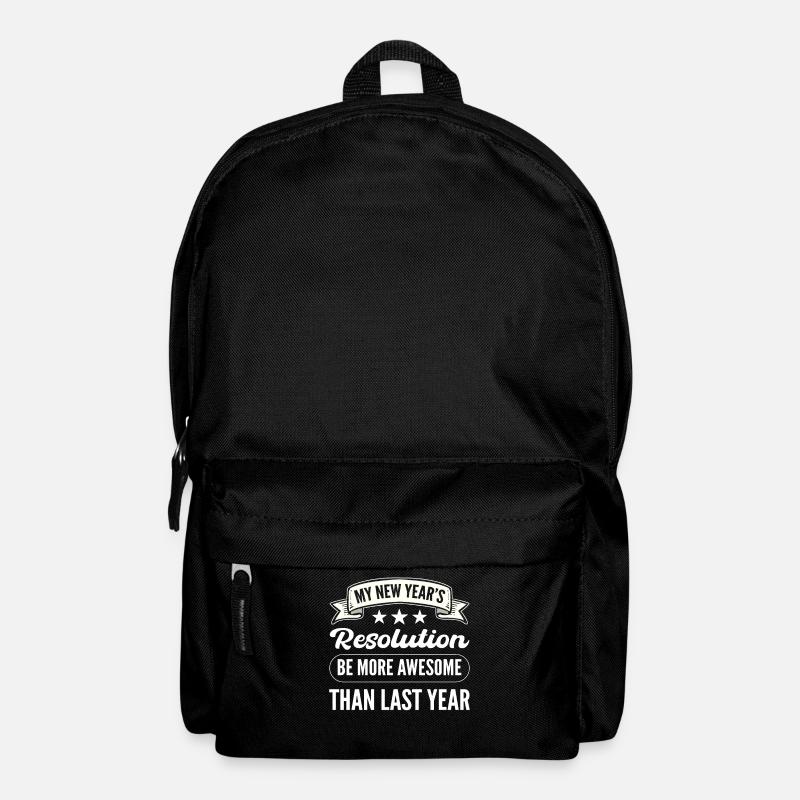 My New Year's Resolution New Years Eve - Backpack - black