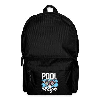 Pool Player Billiard Billiard Lovers - Backpack - black - Front