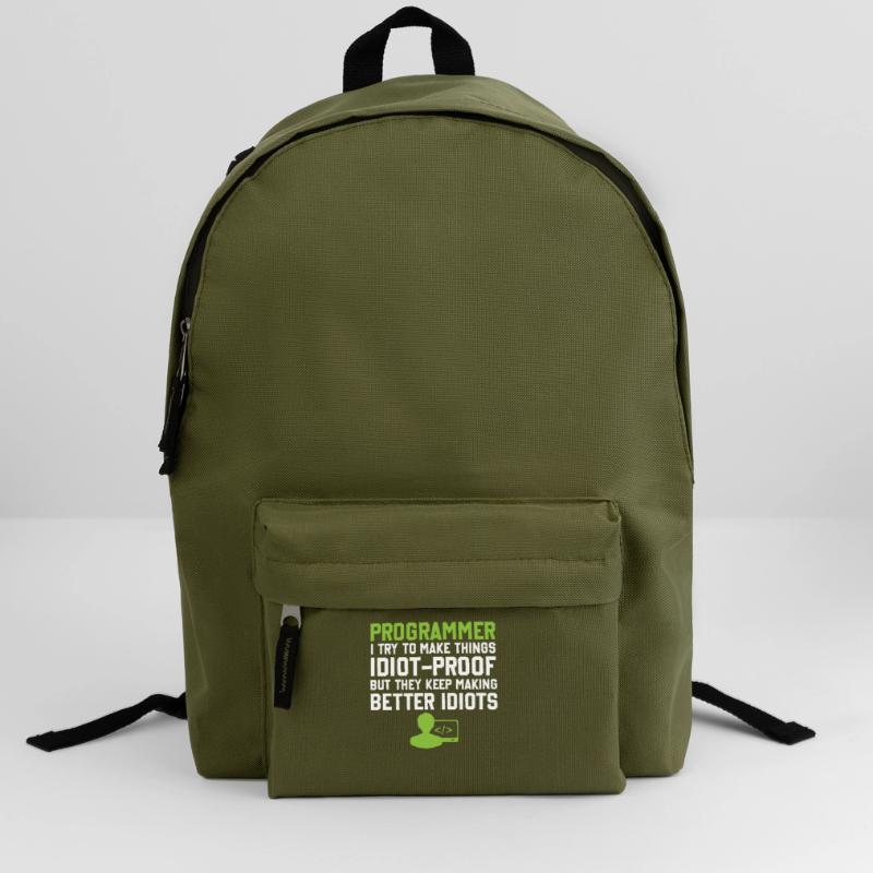 Programming Slogan Software Developer Computer Eng Rucksack