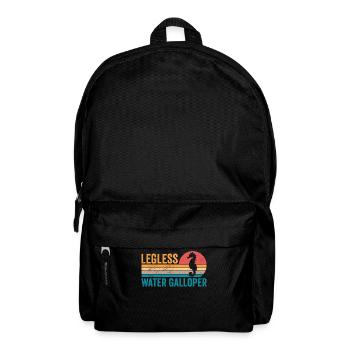 Lustiges Seepferdchen beinloser Wassergalopper Ret - Rucksack - Schwarz - Vorne