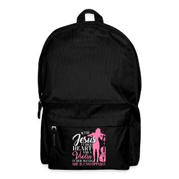 Violin Violinist Jesus Faith - Rucksack - Schwarz - Vorne