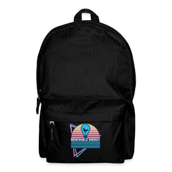 Renewable Energy Clean Energy Retro - Backpack - black - Front
