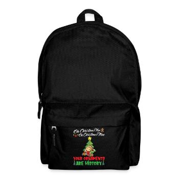 Oh Christmas Tree Your Ornaments Are History - Backpack - black - Front