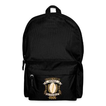 Oboe Musiker Instrument Musik Geschenk - Rucksack - Schwarz - Vorne