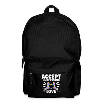 Accept Understand Love - Backpack - black - Front
