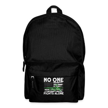 No One Fights Alone - Backpack - black - Front