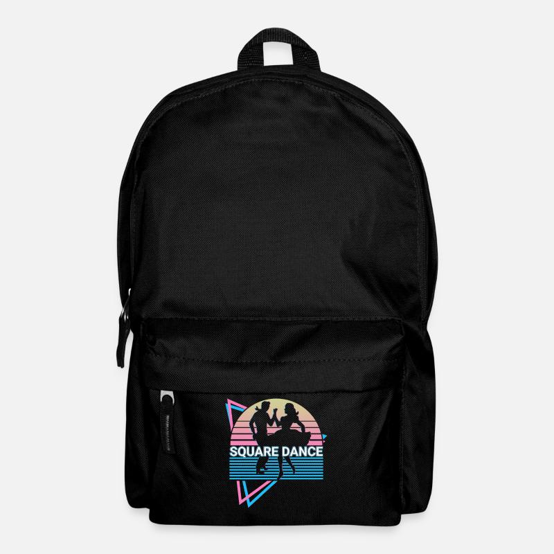 Square Dance Square Dancing Retro - Rucksack - Schwarz