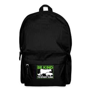 Be Kind To Every Kind - Backpack - black - Front