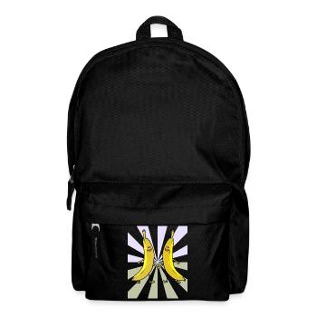 Radiant Organic Banana Banana Vitamins Fruit Fruit - Backpack - black - Front
