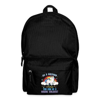 Marine Biology Be A Unicorn Unless Marine Animals - Rucksack - Schwarz - Vorne