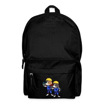 Handwerk Handwerker Baustelle Berufe Hunde Job - Rucksack - Schwarz - Vorne
