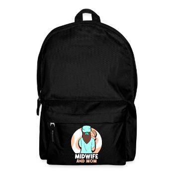 Hebamme Und Mutter Hebammen Beruf Geburtshilfe - Rucksack - Schwarz - Vorne