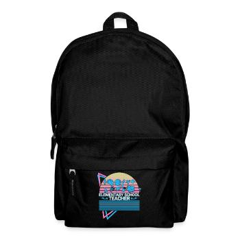Primary School Teacher Retro - Backpack - black - Front