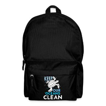 Haltet Unsere Ozeane Sauber Ocean Protection See - Rucksack - Schwarz - Vorne