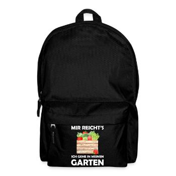 Garten Lustiger Spruch Hobbygärtner Geschenkidee - Rucksack - Schwarz - Vorne