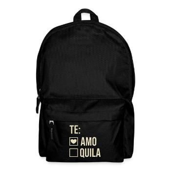 Tequila Te Amo Lustiges Party Funshirt Geschenk - Rucksack - Schwarz - Vorne