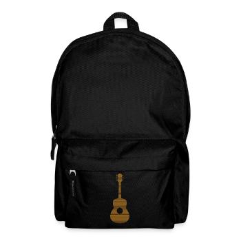 Gitarre - Rucksack - Schwarz - Vorne