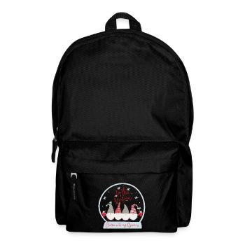 C’est la saison Chillin avec mes Gnomies - Noël - Sac à dos - noir - Devant