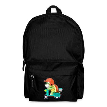 Turtle Scooter - Backpack - black - Front
