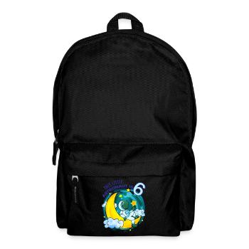 6. Geburtstag 6 Jahre Junge Astronaut Weltall - Rucksack - Schwarz - Vorne