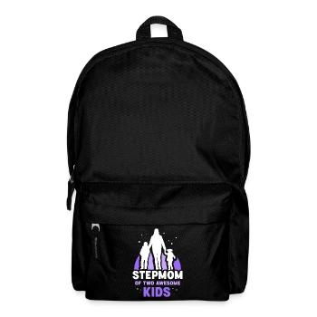 Stepmother of two great children - Backpack - black - Front