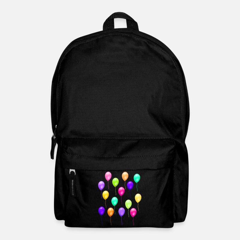 Luftballons - Ballon - Ballons - Rucksack - Schwarz