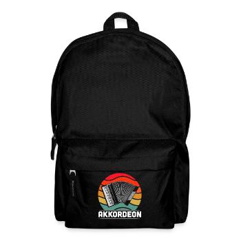 Ziehharmonika Steirische Harmonika Akkordeon - Rucksack - Schwarz - Vorne