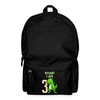 3ème anniversaire 3 ans Dino Boy - Sac à dos - noir - Devant