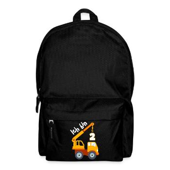 2. Geburtstag Junge 2 Jahre - Rucksack - Schwarz - Vorne