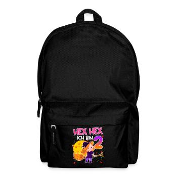 2. Geburtstag Mädchen 2 Jahre - Rucksack - Schwarz - Vorne