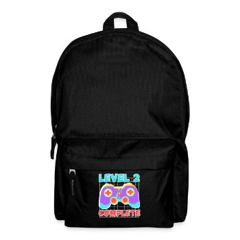 2ème anniversaire garçon 2 ans - Sac à dos - noir - Devant