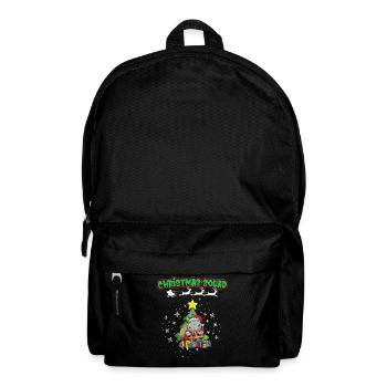 Escouade de Noël X-Mas Animaux Famille Matching Noël - Sac à dos - noir - Devant