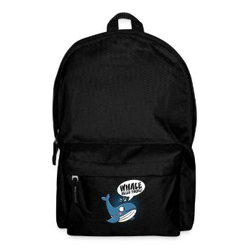 Whale Hello There - Rucksack - Schwarz - Vorne