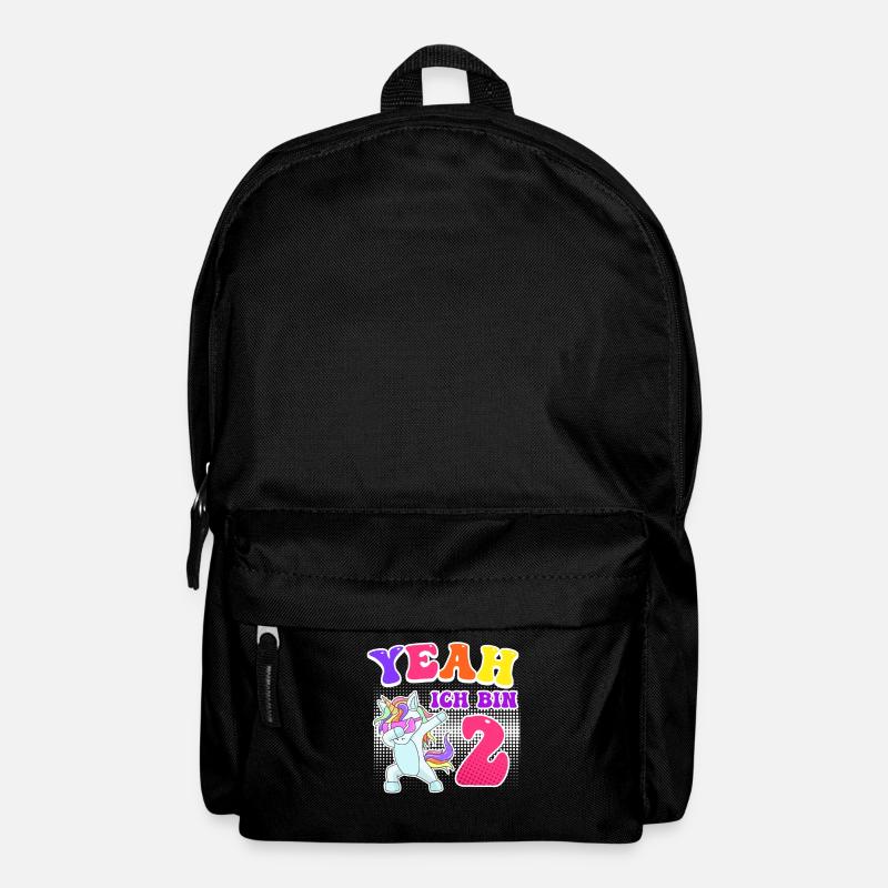 2. Geburtstag Mädchen 2 Jahre - Rucksack - Schwarz
