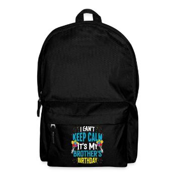 It's my brother's birthday party - Backpack - black - Front
