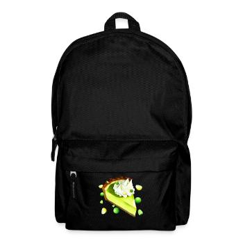 Lime Cake Piece Key Lime Pie - Backpack - black - Front