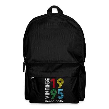 Vintage 1995 Vintage Geburtstag Retro Vintage - Rucksack - Schwarz - Vorne