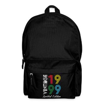 Vintage 1999 Vintage Geburtstag Retro Vintage - Rucksack - Schwarz - Vorne