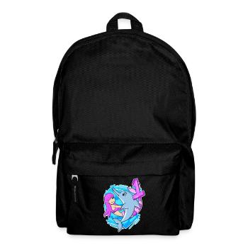Fille de 1 an - Inscription à l’école Mermaid - Sac à dos - noir - Devant
