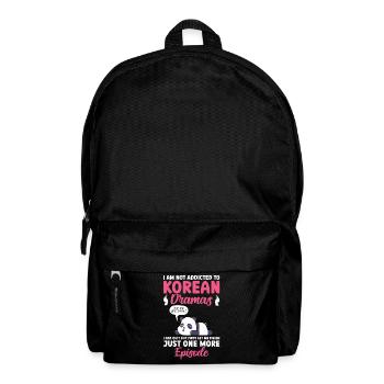 Panda K-Drama - Backpack - black - Front