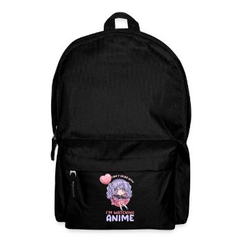 Can't Hear You I'm Watching Anime I Manga Girl - Backpack - black - Front